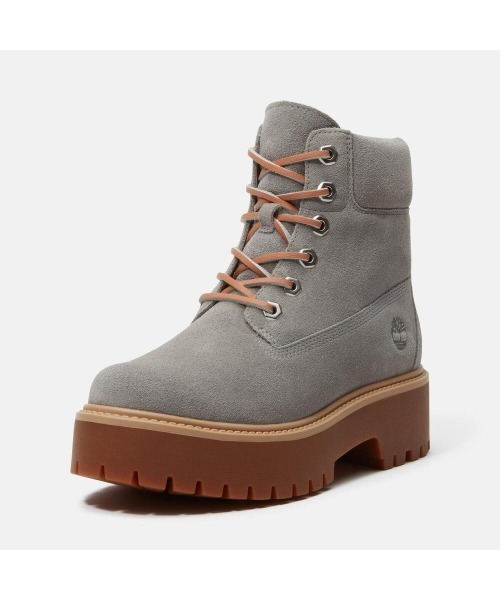 Timberland(ティンバーランド)の「ストーンストリート 6インチ ウォータープルーフ ブーツ レディース (防水)(ブーツ・レディース・グレー・23.0cm/24.0cm/25.0cm/24.5cm/22.5cm/23.5cm)」の11枚目の写真