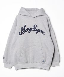 felt logo hoodie