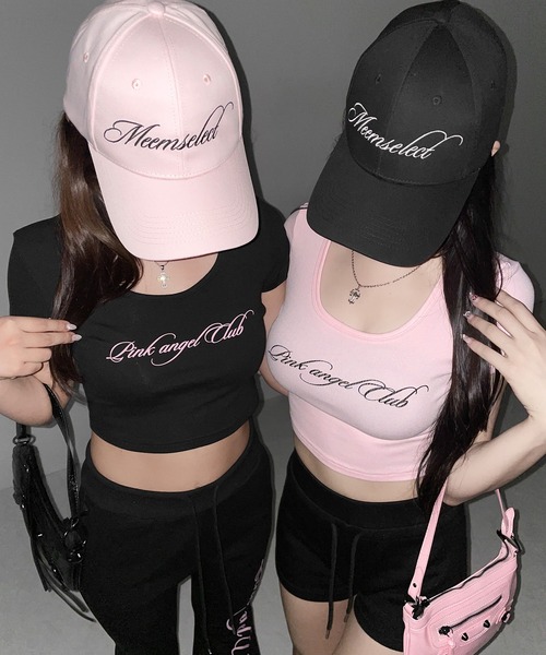 me+em select(ミームセレクト)の「【 PINK ANGEL CLUB 】レタリングロゴスウェットフレアパンツ / PINK ANGEL CLUB lettering logo sweat flare pants(スウェットパンツ・レディース・グレー/ブラック・FREE)」の21枚目の写真
