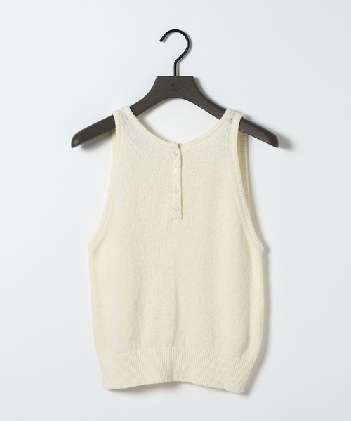 JEANASIS(ジーナシス)の「【eL】9G Loop Yarn NS/1050978(タンクトップ・レディース・アイボリー/レッド/ブラック・FREE)」の19枚目の写真