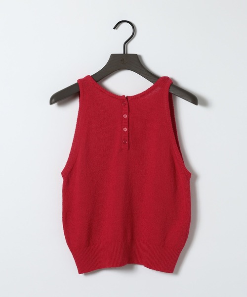 JEANASIS(ジーナシス)の「【eL】9G Loop Yarn NS/1050978(タンクトップ・レディース・アイボリー/レッド/ブラック・FREE)」の21枚目の写真