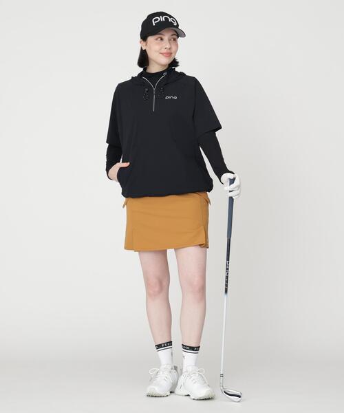 PING(ピン)の「【PING APPAREL】ダブルストレッチフラップスカート (LADIES)(スカート・レディース・ネイビー/ベージュ/ホワイト・S/M/LL/L)」の5枚目の写真