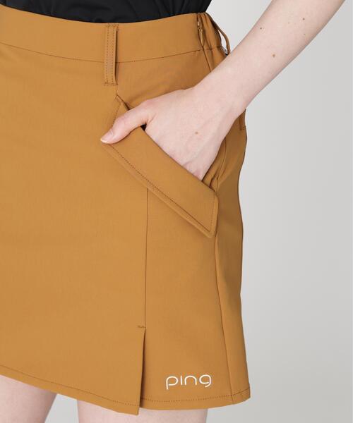PING(ピン)の「【PING APPAREL】ダブルストレッチフラップスカート (LADIES)(スカート・レディース・ネイビー/ベージュ/ホワイト・S/M/LL/L)」の9枚目の写真