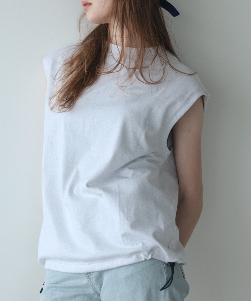 DONOBAN(ドノバン)の「【ELME】Balloon Sleeveless Tee / 3カラー(Tシャツ/カットソー・レディース・ブラック/グレー/ホワイト・S/M)」の3枚目の写真