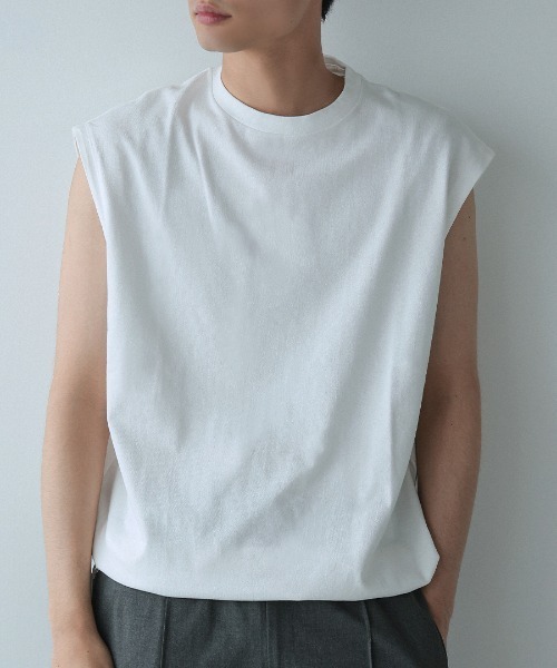DONOBAN(ドノバン)の「【ELME】Balloon Sleeveless Tee / 3カラー(Tシャツ/カットソー・レディース・ブラック/グレー/ホワイト・S/M)」の1枚目の写真