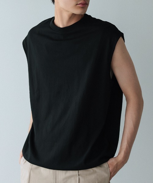 DONOBAN(ドノバン)の「【ELME】Balloon Sleeveless Tee / 3カラー(Tシャツ/カットソー・レディース・ブラック/グレー/ホワイト・S/M)」の2枚目の写真