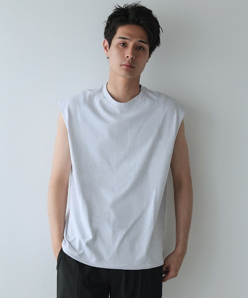 DONOBAN(ドノバン)の「【ELME】Balloon Sleeveless Tee / 3カラー(Tシャツ/カットソー・レディース・ブラック/グレー/ホワイト・S/M)」の9枚目の写真