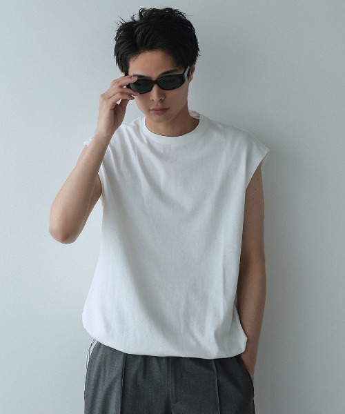 DONOBAN(ドノバン)の「【ELME】Balloon Sleeveless Tee / 3カラー(Tシャツ/カットソー・レディース・ブラック/グレー/ホワイト・S/M)」の17枚目の写真