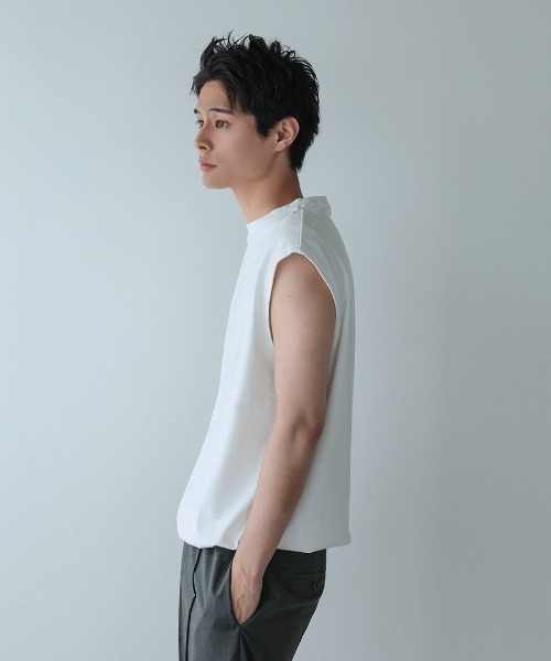 DONOBAN(ドノバン)の「【ELME】Balloon Sleeveless Tee / 3カラー(Tシャツ/カットソー・レディース・ブラック/グレー/ホワイト・S/M)」の19枚目の写真