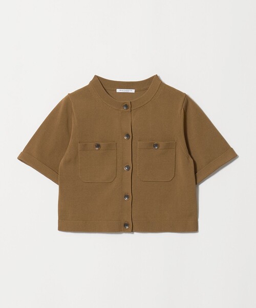 BEAUTY&YOUTH UNITED ARROWS(ビューティーアンドユースユナイテッドアローズ)の「ポケット ハーフスリーブ カーディガン ウォッシャブル(カーディガン/ボレロ・レディース・レッド/オフホワイト/ベージュ/ブラック・FREE)」の10枚目の写真