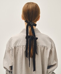 MARITHE + FRANCOIS GIRBAUD（マリテフランソワジルボー）の「REGULAR LOGO SATIN HAIR RIBBON SCRUNCHIE 2PACK（シュシュ）」