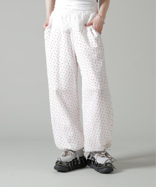 L.H.P（エルエイチピー）の「MAVYTH/メヴィス/LACE WITH HEART DOT PANTS（その他パンツ・レディース・ブルー系その他3/ホワイト・M/L）」の2枚目の写真