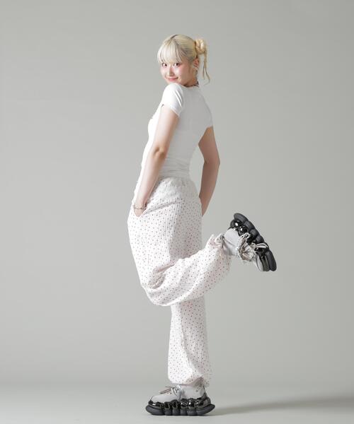 L.H.P（エルエイチピー）の「MAVYTH/メヴィス/LACE WITH HEART DOT PANTS（その他パンツ・レディース・ブルー系その他3/ホワイト・M/L）」の13枚目の写真