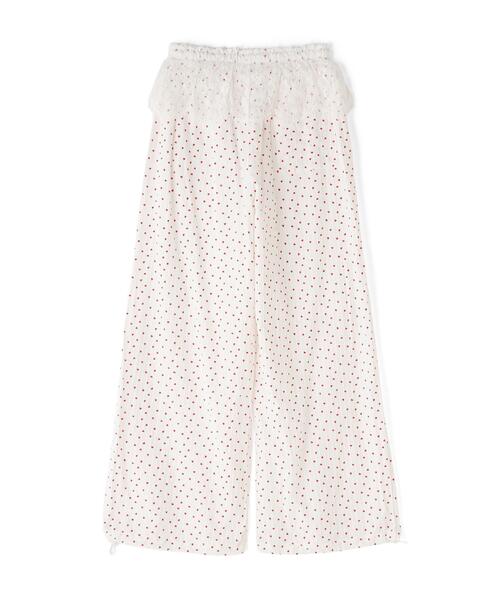 L.H.P（エルエイチピー）の「MAVYTH/メヴィス/LACE WITH HEART DOT PANTS（その他パンツ・レディース・ブルー系その他3/ホワイト・M/L）」の15枚目の写真