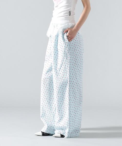 L.H.P（エルエイチピー）の「MAVYTH/メヴィス/LACE WITH HEART DOT PANTS（その他パンツ・レディース・ブルー系その他3/ホワイト・M/L）」の3枚目の写真