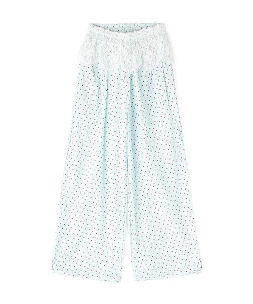 L.H.P（エルエイチピー）の「MAVYTH/メヴィス/LACE WITH HEART DOT PANTS（その他パンツ・レディース・ブルー系その他3/ホワイト・M/L）」の7枚目の写真
