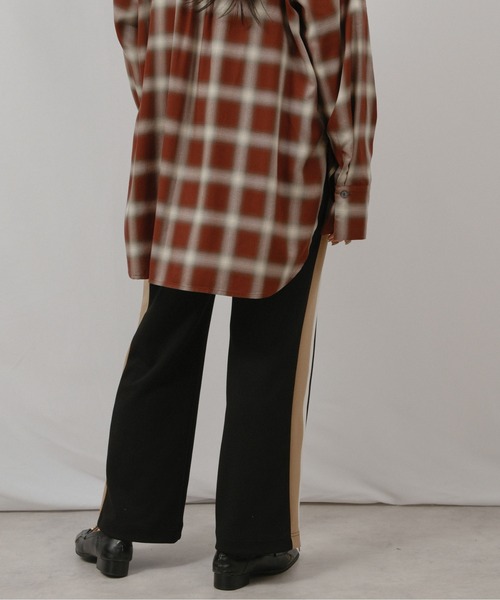 palm RICHE(ポームリシュ)の「トリカラーポンチPT(その他パンツ・レディース・ブラウン/グレー/ブラック・M)」の4枚目の写真
