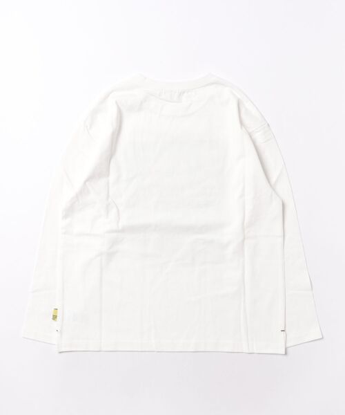MAKE YOUR DAY（メイクユアデイ）の「クラッシュポスター長袖Tシャツ■150.160cm（Tシャツ/カットソー・キッズ・オフホワイト・160）」の2枚目の写真
