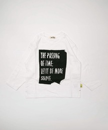 MAKE YOUR DAY | クラッシュポスター長袖Tシャツ■150.160cm(Tシャツ/カットソー)