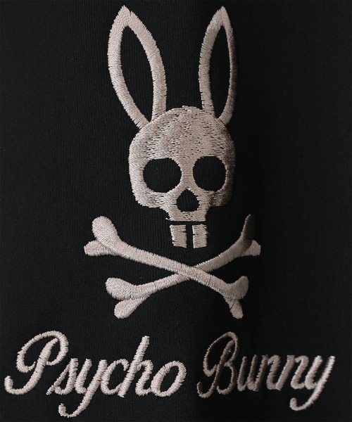 Psycho Bunny（サイコバニー）の「[GOLF]ベアダンボール 刺繍ロゴ ハーフジップ プルオーバー（Tシャツ/カットソー・メンズ・ブラック/グレイッシュベージュ・MEDIUM/X-LARGE/LARGE）」の20枚目の写真
