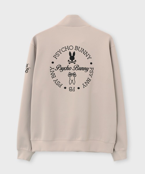 Psycho Bunny（サイコバニー）の「[GOLF]ベアダンボール 刺繍ロゴ ハーフジップ プルオーバー（Tシャツ/カットソー・メンズ・ブラック/グレイッシュベージュ・MEDIUM/X-LARGE/LARGE）」の7枚目の写真