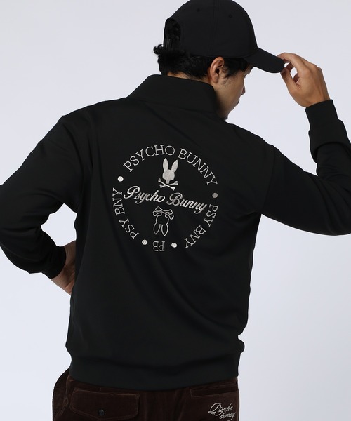 Psycho Bunny（サイコバニー）の「[GOLF]ベアダンボール 刺繍ロゴ ハーフジップ プルオーバー（Tシャツ/カットソー・メンズ・ブラック/グレイッシュベージュ・MEDIUM/X-LARGE/LARGE）」の16枚目の写真
