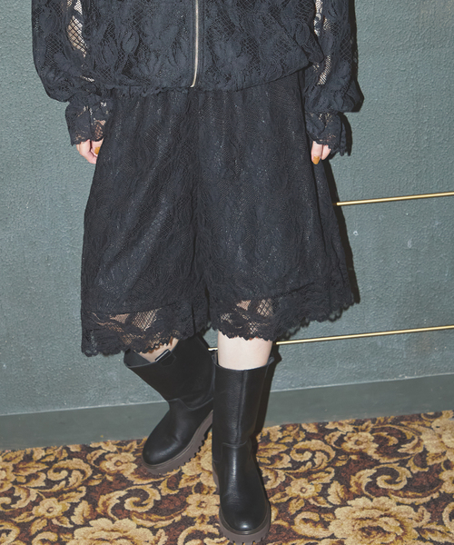 JOURNAL STANDARD(ジャーナルスタンダード)の「【SALLY VINTAGE × JOURNAL STANDARD】SALLY LACE HALF PANTS(その他パンツ・レディース・ブラック/ホワイト・FREE)」の18枚目の写真