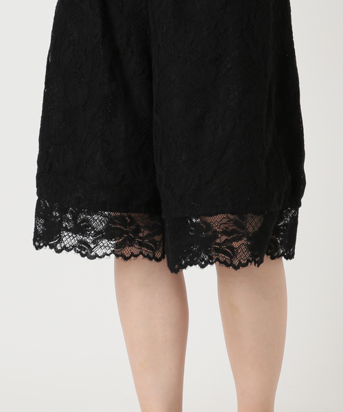 JOURNAL STANDARD(ジャーナルスタンダード)の「【SALLY VINTAGE × JOURNAL STANDARD】SALLY LACE HALF PANTS(その他パンツ・レディース・ブラック/ホワイト・FREE)」の5枚目の写真
