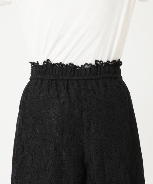 JOURNAL STANDARD(ジャーナルスタンダード)の「【SALLY VINTAGE × JOURNAL STANDARD】SALLY LACE HALF PANTS(その他パンツ・レディース・ブラック/ホワイト・FREE)」の7枚目の写真