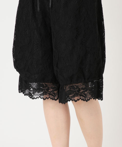 JOURNAL STANDARD(ジャーナルスタンダード)の「【SALLY VINTAGE × JOURNAL STANDARD】SALLY LACE HALF PANTS(その他パンツ・レディース・ブラック/ホワイト・FREE)」の9枚目の写真