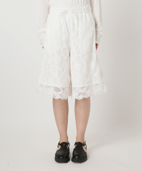 JOURNAL STANDARD(ジャーナルスタンダード)の「【SALLY VINTAGE × JOURNAL STANDARD】SALLY LACE HALF PANTS(その他パンツ・レディース・ブラック/ホワイト・FREE)」の12枚目の写真