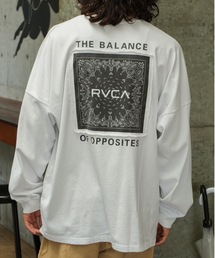 RVCA メンズ BANDANA BALANCE CRAST LT ロンT 【2026年秋冬モデル】/ルーカバックプリント長袖ロンT