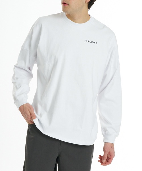 RVCA(ルーカ)の「RVCA メンズ BANDANA BALANCE CRAST LT ロンT 【2026年秋冬モデル】/ルーカバックプリント長袖ロンT(Tシャツ/カットソー・メンズ・ホワイト/ブラック/ベージュ/ブラック系その他2・X-LARGE/SMALL/MEDIUM/LARGE)」の13枚目の写真