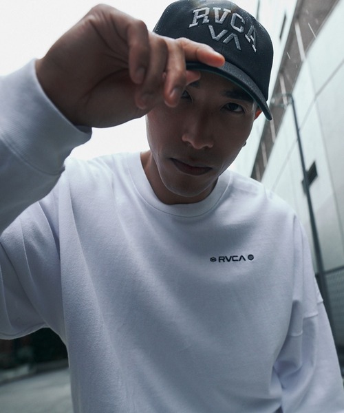 RVCA(ルーカ)の「RVCA メンズ BANDANA BALANCE CRAST LT ロンT 【2026年秋冬モデル】/ルーカバックプリント長袖ロンT(Tシャツ/カットソー・メンズ・ホワイト/ブラック/ベージュ/ブラック系その他2・X-LARGE/SMALL/MEDIUM/LARGE)」の11枚目の写真