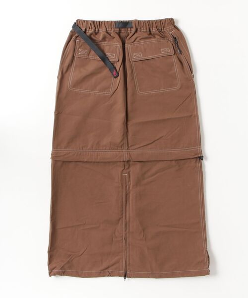 Gramicci（グラミチ）の「WR CONVERTIBLE SKIRT｜ウォーターレジスタントコンバーチブルスカート（スカート・レディース・ブラック/ダークブラウン/カーキ・M/XL/L/S/2XL）」の4枚目の写真