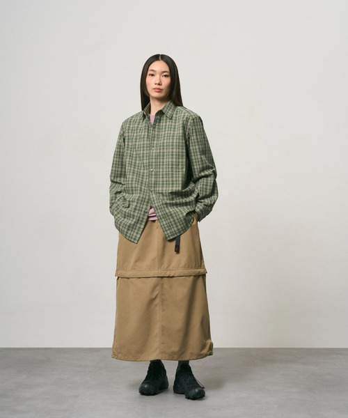 Gramicci（グラミチ）の「WR CONVERTIBLE SKIRT｜ウォーターレジスタントコンバーチブルスカート（スカート・レディース・ブラック/ダークブラウン/カーキ・M/XL/L/S/2XL）」の10枚目の写真