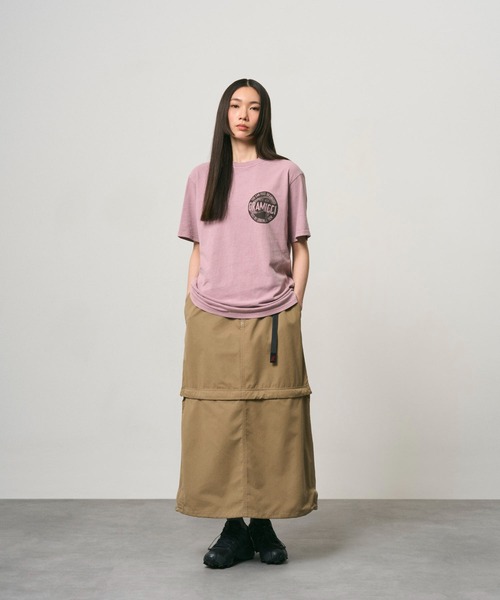 Gramicci（グラミチ）の「WR CONVERTIBLE SKIRT｜ウォーターレジスタントコンバーチブルスカート（スカート・レディース・ブラック/ダークブラウン/カーキ・M/XL/L/S/2XL）」の8枚目の写真