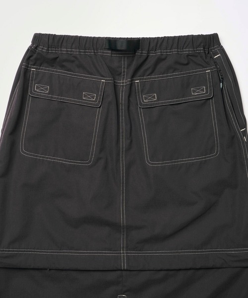 Gramicci（グラミチ）の「WR CONVERTIBLE SKIRT｜ウォーターレジスタントコンバーチブルスカート（スカート・レディース・ブラック/ダークブラウン/カーキ・M/XL/L/S/2XL）」の20枚目の写真