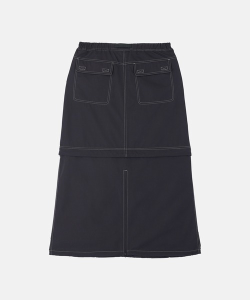 Gramicci（グラミチ）の「WR CONVERTIBLE SKIRT｜ウォーターレジスタントコンバーチブルスカート（スカート・レディース・ブラック/ダークブラウン/カーキ・M/XL/L/S/2XL）」の15枚目の写真