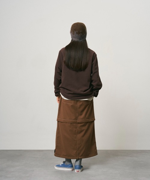 Gramicci（グラミチ）の「WR CONVERTIBLE SKIRT｜ウォーターレジスタントコンバーチブルスカート（スカート・レディース・ブラック/ダークブラウン/カーキ・M/XL/L/S/2XL）」の12枚目の写真
