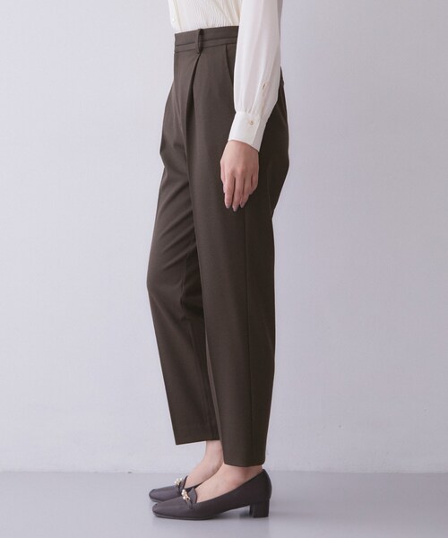 index（インデックス）の「【XS-3Lサイズ】ストレッチテーパードパンツ《洗濯機OK／イージーアイロン》（その他パンツ・レディース・ブラック/ネイビー/ブラウン系その他2/ブラック系1・44/42/40/38/36/34）」の16枚目の写真