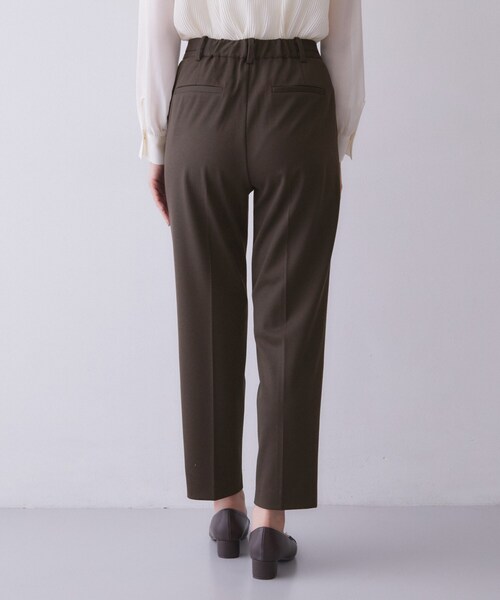 index（インデックス）の「【XS-3Lサイズ】ストレッチテーパードパンツ《洗濯機OK／イージーアイロン》（その他パンツ・レディース・ブラック/ネイビー/ブラウン系その他2/ブラック系1・44/42/40/38/36/34）」の17枚目の写真