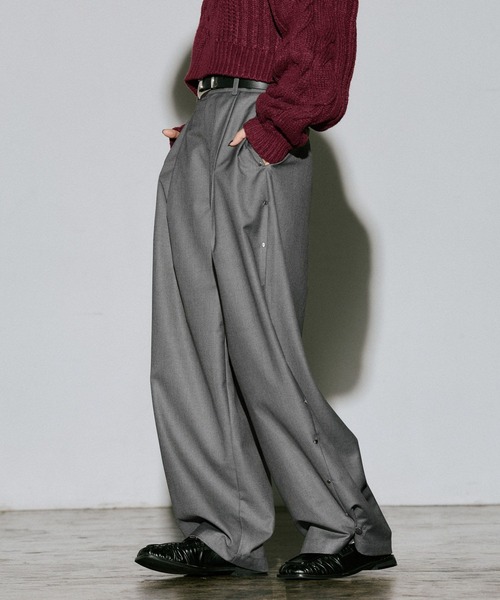 PAGEBOY（ページボーイ）の「スタッズコクーンパンツ（その他パンツ・レディース・グレー/ブラック・FREE）」の11枚目の写真
