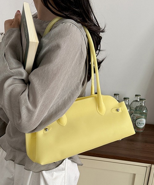 shyam inspiration(シャムインスピレーション)の「jelly bag/横長ジェリーバッグ(ショルダーバッグ・レディース・パープル/ピンク/イエロー/ブルー/グリーン・F)」の4枚目の写真