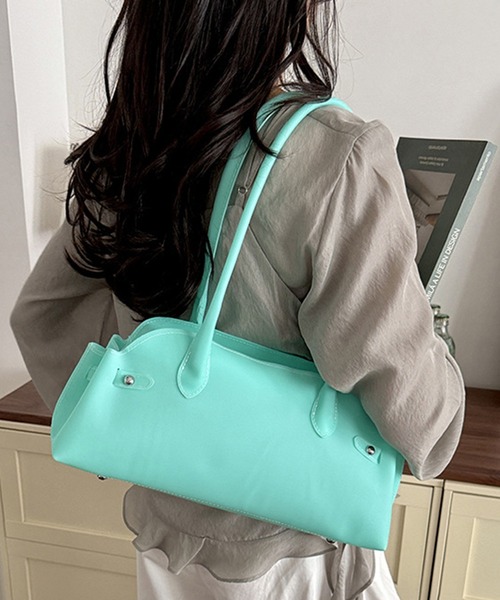 shyam inspiration(シャムインスピレーション)の「jelly bag/横長ジェリーバッグ(ショルダーバッグ・レディース・パープル/ピンク/イエロー/ブルー/グリーン・F)」の1枚目の写真