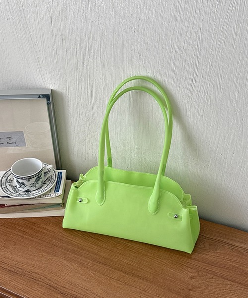 shyam inspiration(シャムインスピレーション)の「jelly bag/横長ジェリーバッグ(ショルダーバッグ・レディース・パープル/ピンク/イエロー/ブルー/グリーン・F)」の19枚目の写真