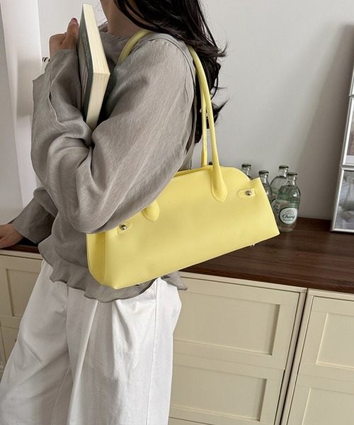 shyam inspiration(シャムインスピレーション)の「jelly bag/横長ジェリーバッグ(ショルダーバッグ・レディース・パープル/ピンク/イエロー/ブルー/グリーン・F)」の10枚目の写真