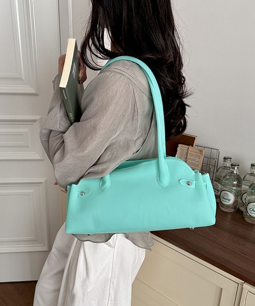 shyam inspiration(シャムインスピレーション)の「jelly bag/横長ジェリーバッグ(ショルダーバッグ・レディース・パープル/ピンク/イエロー/ブルー/グリーン・F)」の13枚目の写真