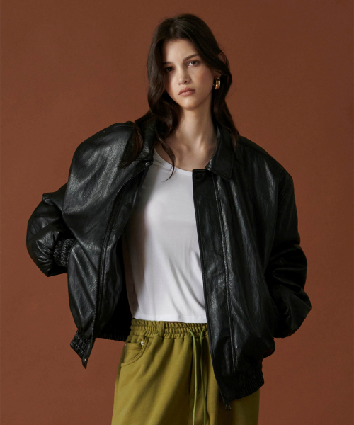 PROJECT WAVE(プロジェクトウェーブ)の「Row U Neck T Shirts (5color)(Tシャツ/カットソー・レディース・カーキ/アイボリー/オレンジ/Beige/ダークグレー・FREE)」の7枚目の写真