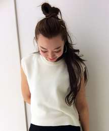 VENCEEXCHANGE | ミラノリブショートベスト   (ベスト)